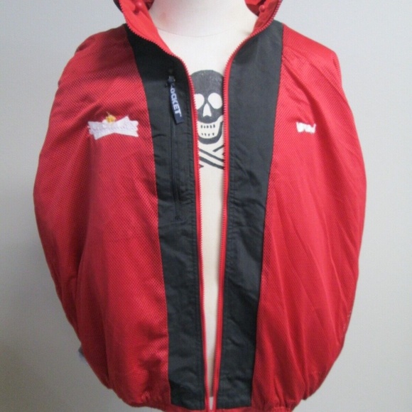 Budweiser Embroidered Red Hoodie Soft Shell Jacket Mens 2XL - Picture 9 of 12